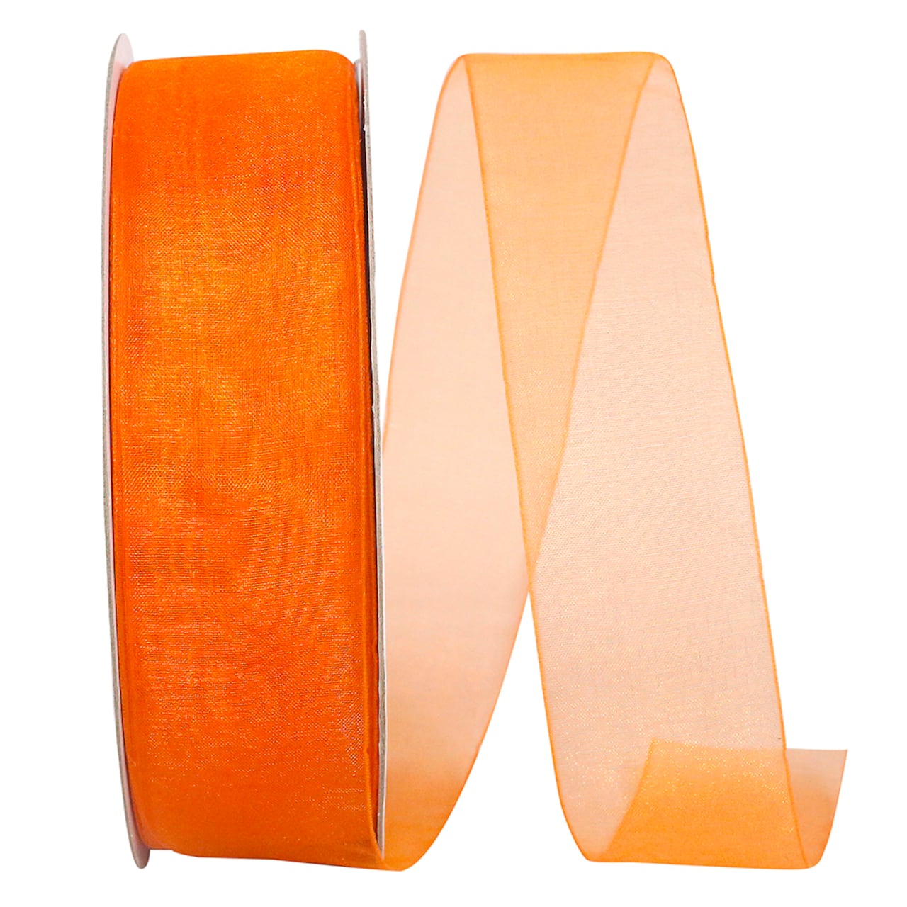 JAM Paper 1.5" x 100yd. Sheer Chiffon Mono Ribbon